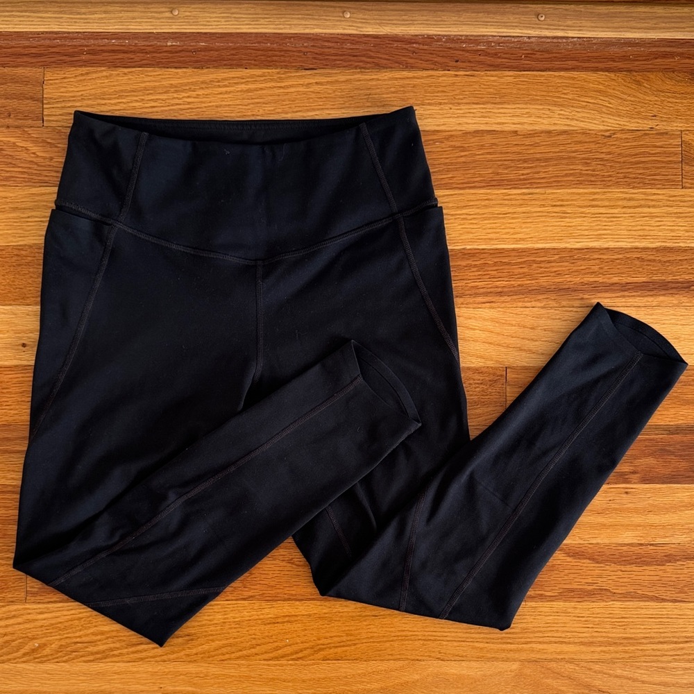 Women’s Zella Black Ankle Cropped Pants Activewear Medium